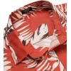 imageCOOFANDY Mens Hawaiian Shirts Short Sleeve Casual Button Down Tropical Beach ShirtRed  Leaf