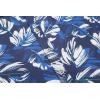 imageCOOFANDY Mens Hawaiian Shirts Short Sleeve Casual Button Down Tropical Beach ShirtRoyal Blue  White Leaf