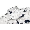 imageCOOFANDY Mens Hawaiian Shirts Short Sleeve Casual Button Down Tropical Beach ShirtWhite  Black Floral
