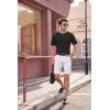imageCOOFANDY Mens Henley Shirts Short Sleeve Casual Basic Tee Summer Button Henley Soild T ShirtsBlack
