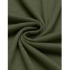 imageCOOFANDY Mens Henley Shirts Short Sleeve Collarless Button TShirt Fashion Casual Basic Tee TopsArmy Green
