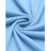 imageCOOFANDY Mens Henley Shirts Short Sleeve Collarless Button TShirt Fashion Casual Basic Tee TopsLight Blue