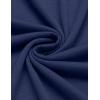 imageCOOFANDY Mens Henley Shirts Short Sleeve Collarless Button TShirt Fashion Casual Basic Tee TopsNavy Blue