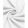 imageCOOFANDY Mens Henley Shirts Short Sleeve Collarless Button TShirt Fashion Casual Basic Tee TopsWhite