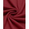 imageCOOFANDY Mens Henley Shirts Short Sleeve Collarless Button TShirt Fashion Casual Basic Tee TopsWine Red