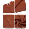 imageCOOFANDY Mens Henley Shirts Short Sleeve Ribbed TShirts Bodybuilding Workout Tee ShirtsCaramel