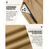imageCOOFANDY Mens Joggers Drawstring Jogger Sweatpants with Zipper Pockets Lightweight Slim Fit Athletic Track PantsCamel