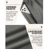 imageCOOFANDY Mens Joggers Drawstring Jogger Sweatpants with Zipper Pockets Lightweight Slim Fit Athletic Track PantsDark Gray