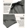 imageCOOFANDY Mens Joggers Drawstring Jogger Sweatpants with Zipper Pockets Lightweight Slim Fit Athletic Track PantsDark Gray