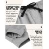 imageCOOFANDY Mens Joggers Drawstring Jogger Sweatpants with Zipper Pockets Lightweight Slim Fit Athletic Track PantsLight Gray Heather