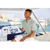 imageCOOFANDY Mens Linen Henley Shirt Short Sleeve Casual Summer Beach Hippie T ShirtsLight Green