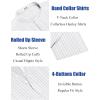 imageCOOFANDY Mens Linen Henley Shirt Short Sleeve Casual Summer Beach Hippie T ShirtsStriped White
