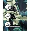 imageCOOFANDY Mens Linen Shirts Short Sleeve Casual Shirts Button Down Shirt for Men Beach Summer Wedding ShirtBluewhite Floral