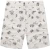 imageCOOFANDY Mens Linen Shorts Casual Elastic Waist Drawstring Summer Beach ShortsWhite Palm
