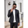 imageCOOFANDY Mens Mock Turtleneck Shirts Casual Premium Cotton Short Sleeve Shirt 2025 Basic Half Neck TShirtsAll White