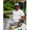 imageCOOFANDY Mens Polo Shirts 100 Cotton Heavyweight Short Sleeve Button Golf Shirts Classic Pullover Ribbed Collar and CuffsAll White