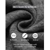 imageCOOFANDY Mens Quarter Zip Pullover Casual Long Sleeve Sweater Slim Fit Sweater Mock Neck Polo SweaterDark Gray