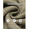 imageCOOFANDY Mens Quarter Zip Pullover Casual Long Sleeve Sweater Slim Fit Sweater Mock Neck Polo SweaterKhaki
