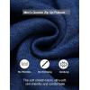 imageCOOFANDY Mens Quarter Zip Pullover Casual Long Sleeve Sweater Slim Fit Sweater Mock Neck Polo SweaterRoyal Blue