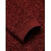 imageCOOFANDY Mens Quarter Zip Pullover Casual Long Sleeve Sweater Slim Fit Sweater Mock Neck Polo SweaterWine Red