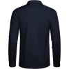 imageCOOFANDY Mens Scottish Jacobite Ghillie Kilt Shirts Medieval Renaissance Pirate Costume Long Sleeve Lace Up Henley ShirtNavy Blue