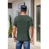 imageCOOFANDY Mens Short Sleeve TShirts Crew Neck Casual Summer T Shirts 13 Pack Basic Tee ShirtAdark Army Green 1 Pack