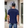 imageCOOFANDY Mens Short Sleeve TShirts Crew Neck Casual Summer T Shirts 13 Pack Basic Tee ShirtAnavy Blue 1pack