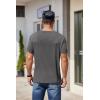 imageCOOFANDY Mens Short Sleeve TShirts Crew Neck Casual Summer T Shirts 13 Pack Basic Tee ShirtB Dark GreyNavy Blue 2 Pack