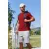 imageCOOFANDY Mens T Shirt Short Sleeve Crew Neck TShirt Casual Summer Classic Basic Tee ShirtsRed