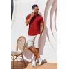 imageCOOFANDY Mens T Shirt Short Sleeve Crew Neck TShirt Casual Summer Classic Basic Tee ShirtsRed