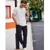 imageCOOFANDY Mens T Shirts Casual Short Sleeve Cotton Tee Shirts Hipster Hip Hop Longline TShirt Basic Summer Tops3 Pack Black Light Grey  White