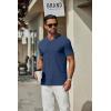 imageCOOFANDY Mens T Shirts Short Sleeve Classic V Neck TShirt Casual Summer Basic Tee ShirtYwhiteNavy2 Pack