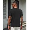 imageCOOFANDY Mens T Shirts Short Sleeve Soft Crew Neck Lightweight Tee Shirts Casual Summer Basic TopsAblack