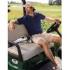 imageCOOFANDY Mens Textured Polo Shirts Short Sleeve Slim Fit Casual Button Polo TShirt Summer Collared Golf ShirtNavy Blue