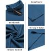 imageCOOFANDY Mens Turtleneck Sweater Slim Fit Lightweight Basic Ribbed SweatersBlue