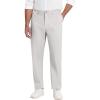 imageCOOFANDY Men Casual Cotton Pants Classic Fit Stretch Chino Pant Flat Front WrinkleFree PantsLight Grey