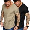 Black/ Khaki(v Neck)