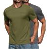 2 Pack(drak Grey+army Green)