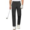 imageCOOFANDY Mens Golf Pants Stretch Work Dress Pants Quick Dry Lightweight Pants Casual Slim Fit Slacks with PocketsBlack
