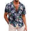 Navy Blue / Plam Leaf