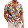 White / Red Floral