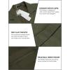 imageCOOFADNY Mens Casual Corduroy Blazer Classic Fit Two Button Sport Coat Fashion Notch Lapel Blazer JacketArmy Green
