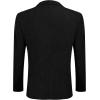 imageCOOFADNY Mens Casual Corduroy Blazer Classic Fit Two Button Sport Coat Fashion Notch Lapel Blazer JacketBlack