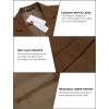 imageCOOFADNY Mens Casual Corduroy Blazer Classic Fit Two Button Sport Coat Fashion Notch Lapel Blazer JacketBrown