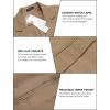 imageCOOFADNY Mens Casual Corduroy Blazer Classic Fit Two Button Sport Coat Fashion Notch Lapel Blazer JacketCoffee