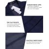 imageCOOFADNY Mens Casual Corduroy Blazer Classic Fit Two Button Sport Coat Fashion Notch Lapel Blazer JacketDark Blue