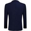imageCOOFADNY Mens Casual Corduroy Blazer Classic Fit Two Button Sport Coat Fashion Notch Lapel Blazer JacketDark Blue