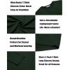 imageCOOFANDY Men 2 Pack Muscle Fitted T Shirt Gym Workout Athletic Long Sleeves TeeBlack and Dark Green