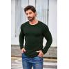 imageCOOFANDY Men 2 Pack Muscle Fitted T Shirt Gym Workout Athletic Long Sleeves TeeBlack and Dark Green