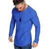imageCOOFANDY Men 2 Pack Muscle Fitted T Shirt Gym Workout Athletic Long Sleeves TeeBlackBlue